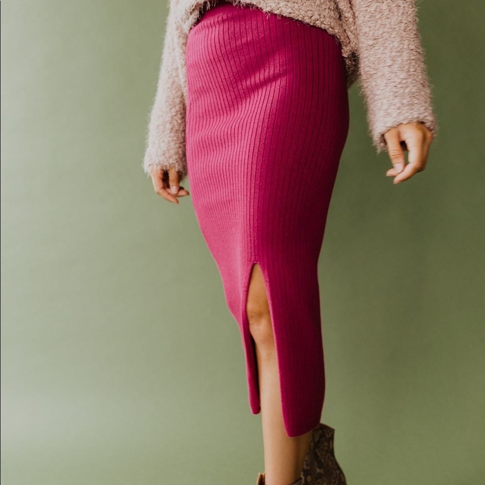 Free People Skyline Midi Skirt
